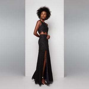 NWT Fame and Partners crop top gown